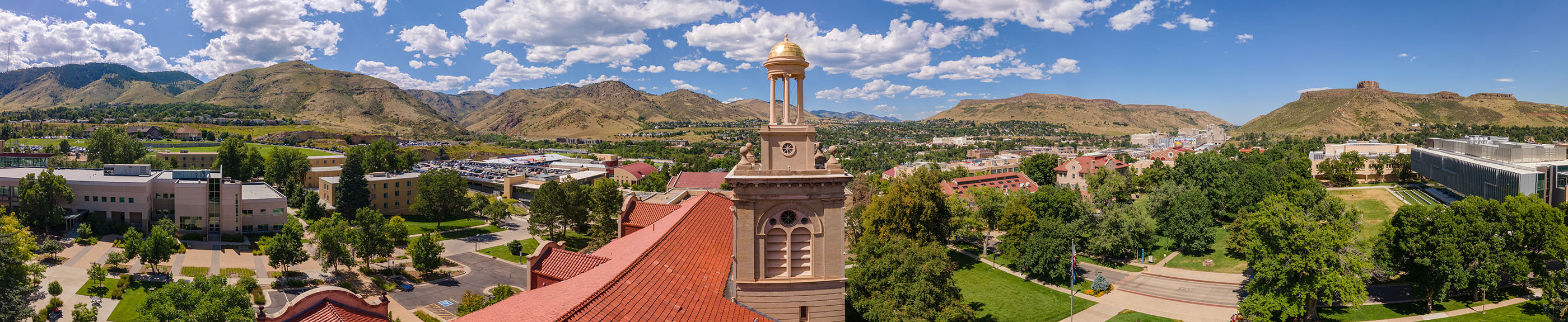 Colorado School of Mines aerial view